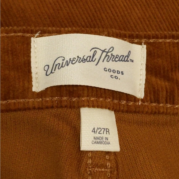 🎄 3/$35 👯♀️Host Pick⚡️Universal Thread Vintage Straight Corduroy Pants - Picture 6 of 14
